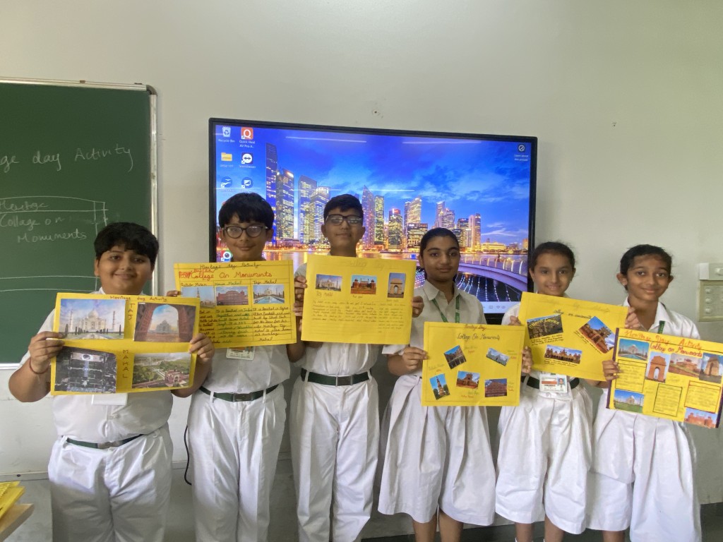DPSTapi's tweet image. Heritage Day for Classes VI–VIII featured creative AIL tasks on crops, monuments &amp;amp; heritage sites. 🇮🇳
An engaging way to explore India’s rich culture &amp;amp; history. #HeritageDay #DPS