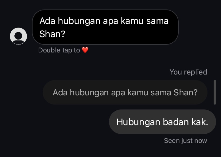 So he replied half-heartedly by putting some random replied just to shut them up. 

Because at this point, all he wanted was peace. Especially with the company case presentation coming up in just a few hours.