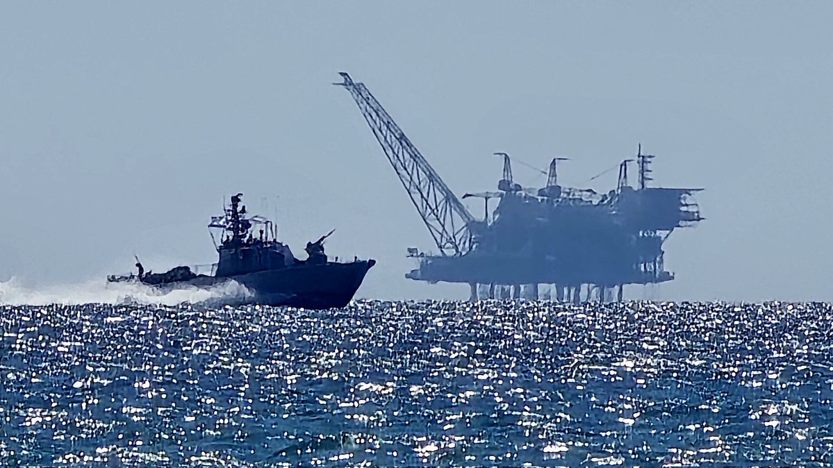 Wanted to share a picture I took yesterday, on Israel's Independence day, from Israel's northern coast.