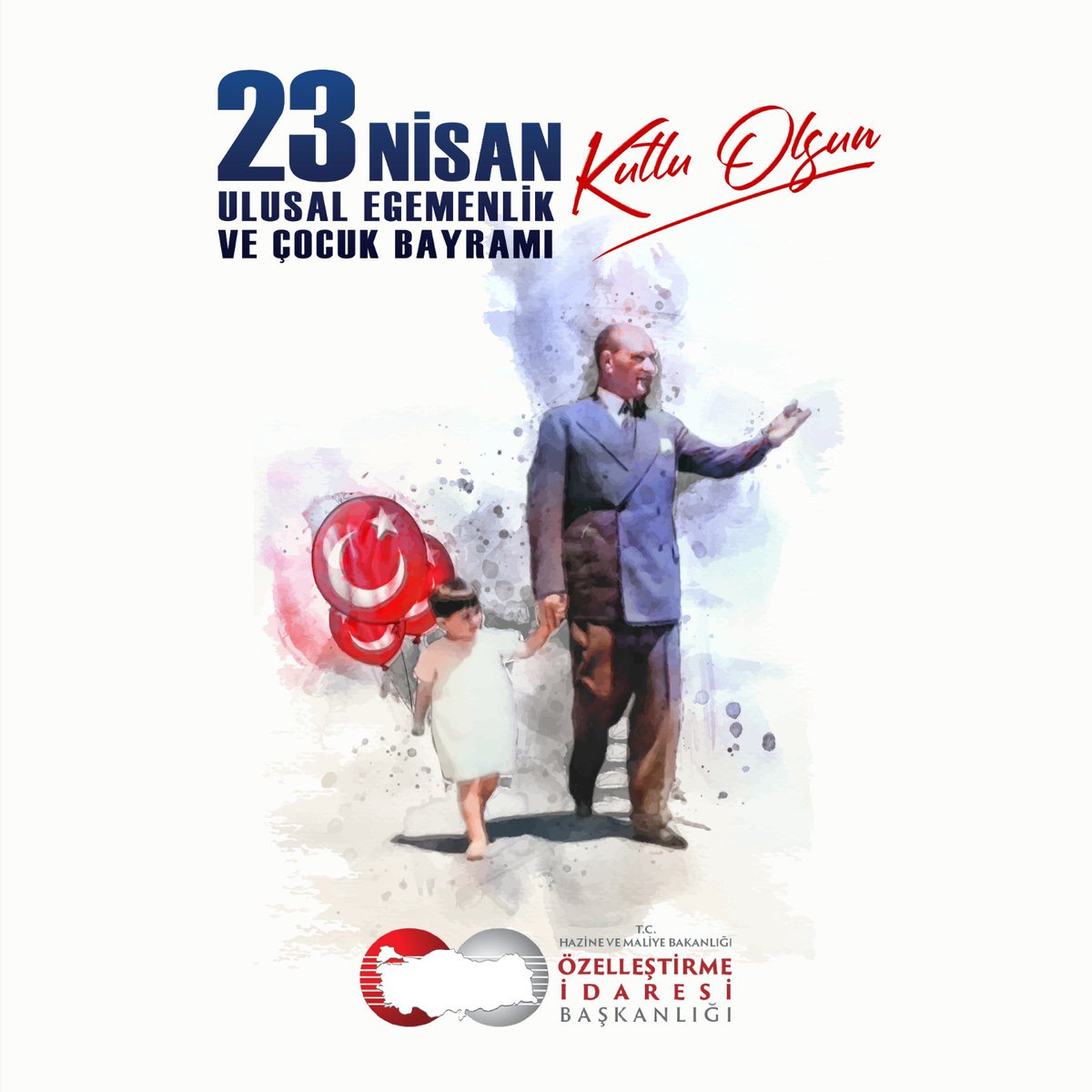 23 Nisan Ulusal Egemenlik ve Çocuk Bayramımız kutlu olsun.🇹🇷