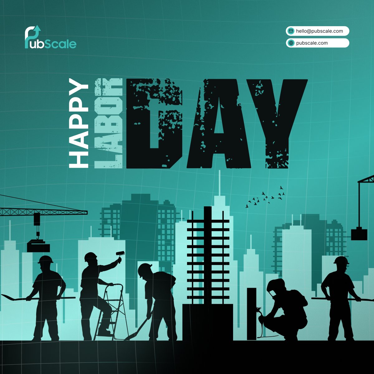 PubScale's tweet photo. Happy Labour Day to every builder, creator, and team working to make something that matters. 🛠️
 
 #LabourDay #PeopleInTech #PubScale https://t.co/vyB2ZPzUd3