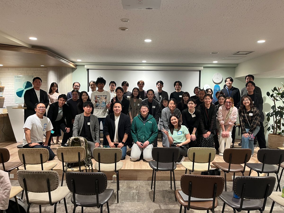 herp_inc's tweet photo. 4/21(火)開催｜イベントレポート🥳 
採用×AIの裏側トークナイト
〜IVRy×Asobicaがリアルを語る〜

沢山の人にご参加いただき、無事大盛り上がりで終了しました！
交流会では各テーブルで採用についてのたくさん語り合いました✨ 

ご参加いただいた皆さまありがとうございました！
#HERP #裏側トークナイト