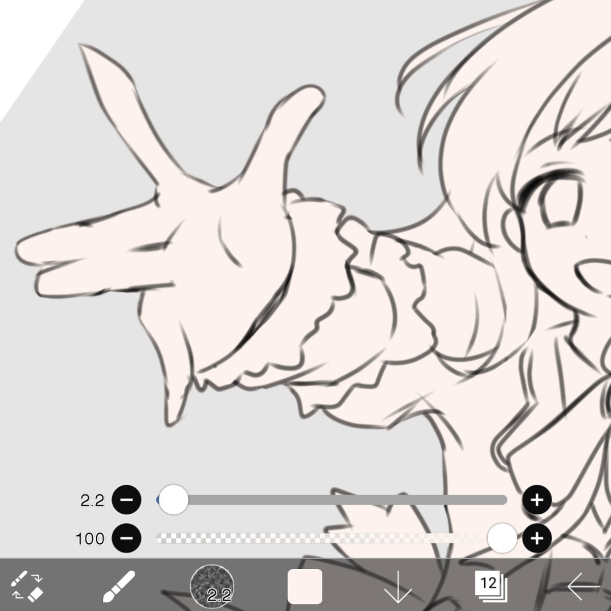 通してくれ！手描くの下手マンだッ!!!!!
#線1本でもいいから何か描く #イラスト練習中