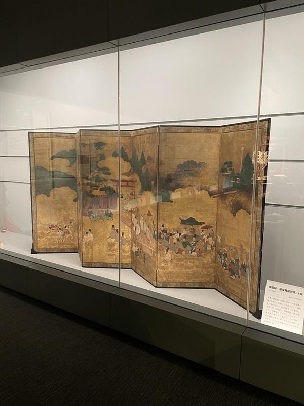 ちなみに 昨日ご紹介した「御田植巫女舞図屏風」は新商品として