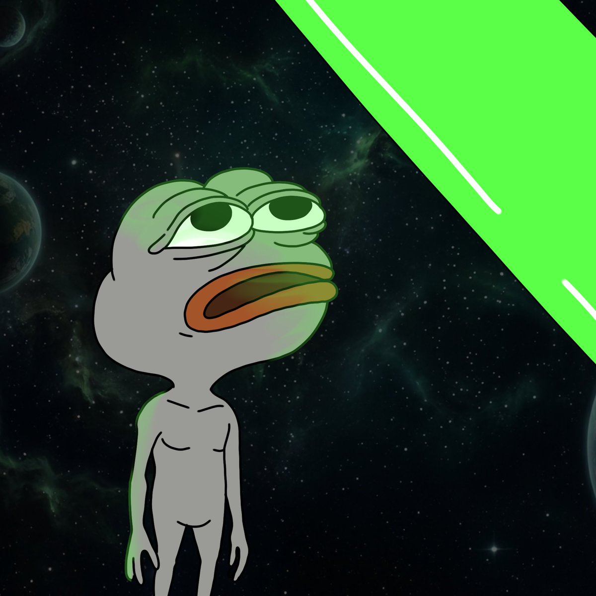 Alien Pepe tweet media