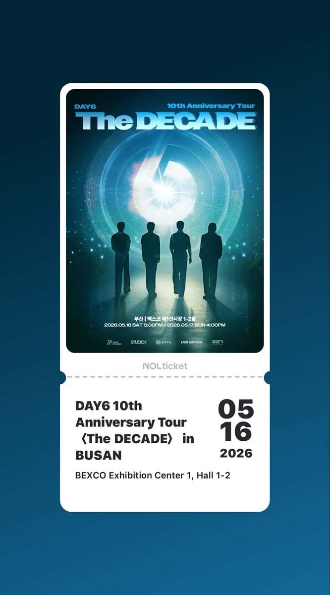 intanpuspasarii's tweet photo. Sediii :”)))). Aku gabisa ke Busan. Barangkali ada yang butuh tiket Day6 The Decade Busan, aku jual harga normal aja niii. Day 1, Side 9.

Yang minat dm yagesyaaa. https://t.co/pUKw0anvVK