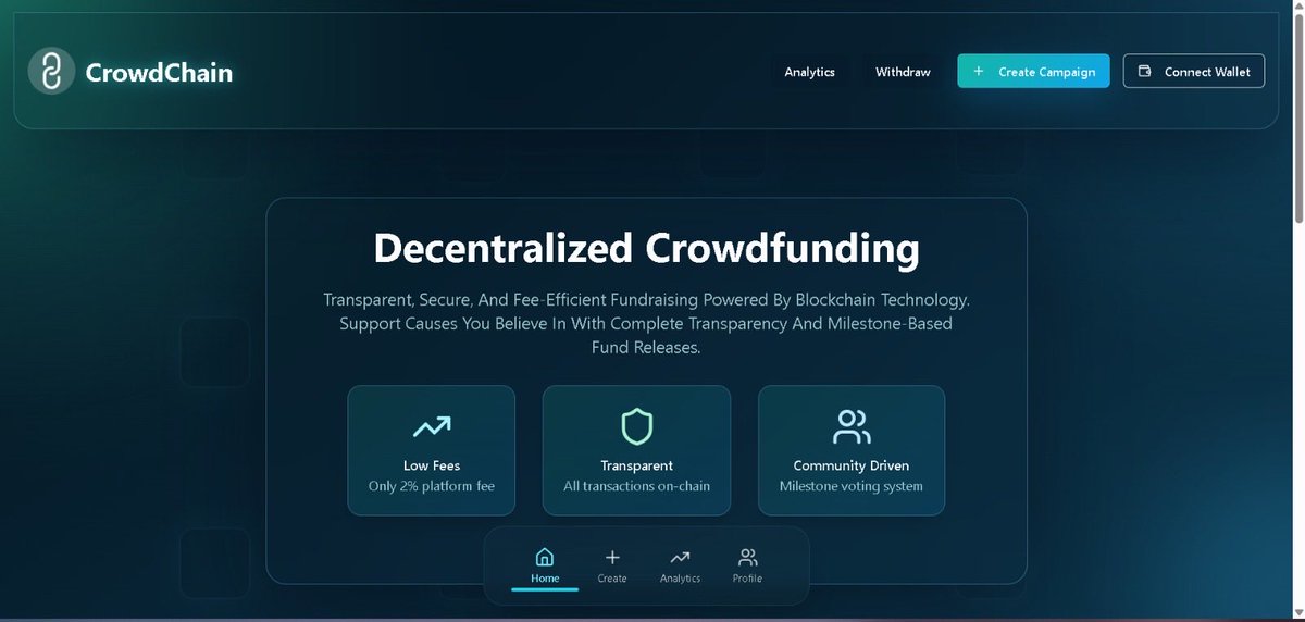 CrowdChain tweet media