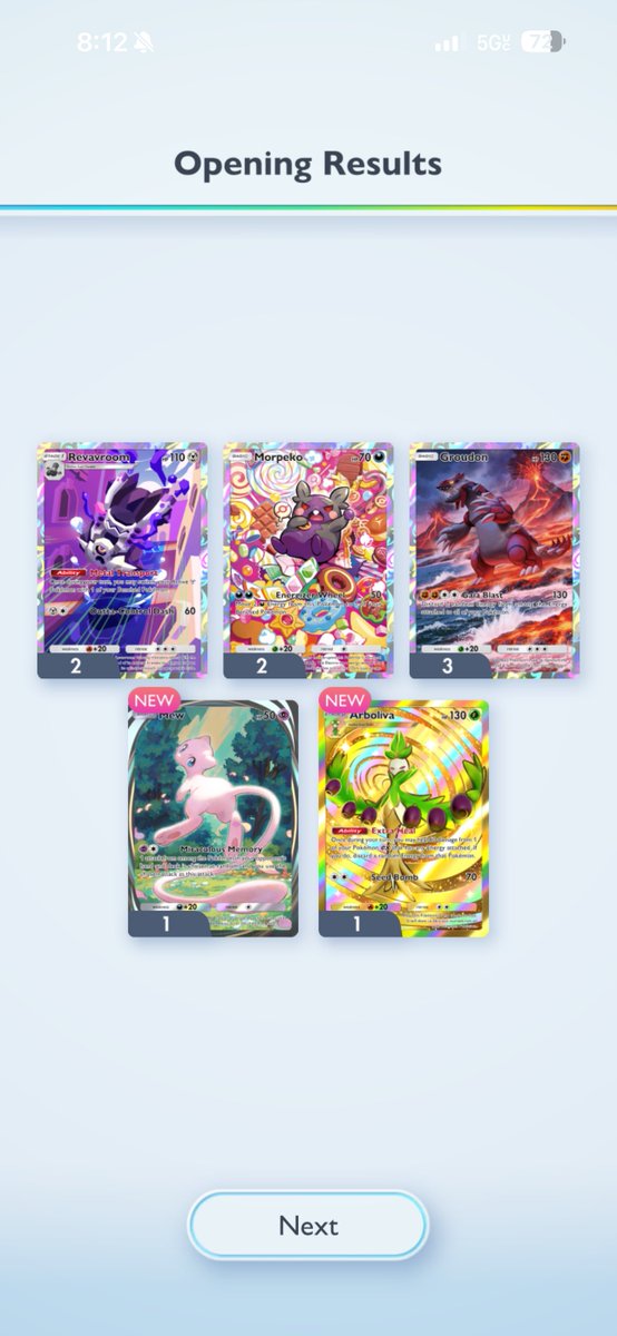 proffesorpixel's tweet photo. @PokemonTCGP Got my first god pack from most recent set 😎 https://t.co/Jbcw9Wg8oj