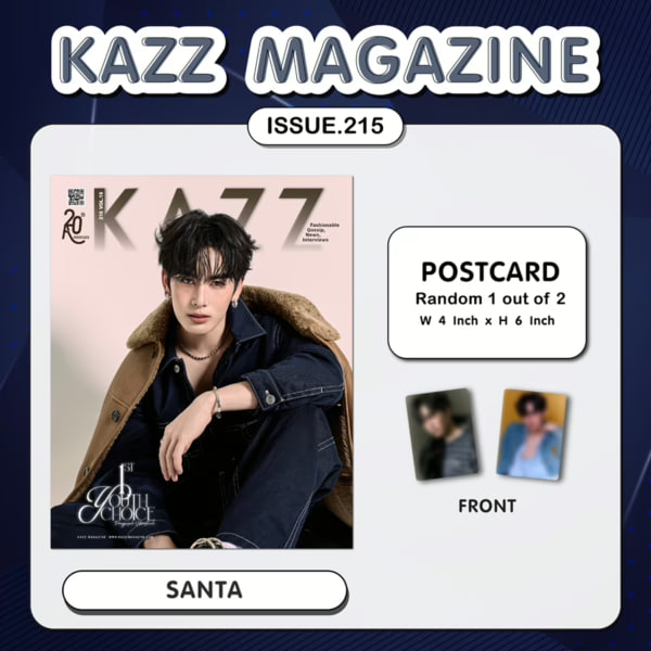 lwnnstore's tweet image. 🇹🇭 (KAZZ MAGAZINE) PRE ORDER KAZZ MAGAZINE ft SANTA, BEVER TONLIEW, NGERN OAT, MASU TEE TA US 
Price: RM33
dateline: 30 APRIL 2026
🌑 exc all fees
🌑 no backout or cancel
🌑 kindly read our rules before claim
🌑comment @lwnnstoretelechannel  to order
#kazzmagazine
#lwnnstore_go