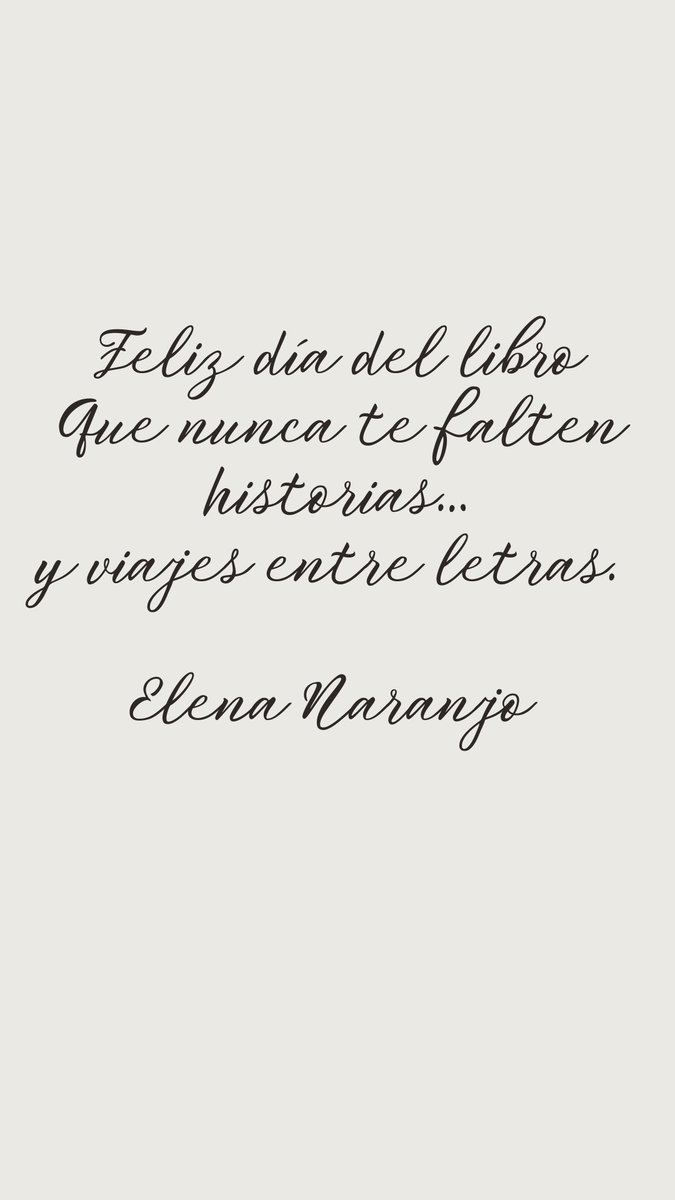 Hoy celebramos el poder de los libros, de las historias que inspiran y de las palabras que nos hacen viajar, sentir y crecer. 📚✨

Leer abre la mente, despierta emociones y nos regala nuevas formas de ver la vida.

Que nunca te falten historias que te impulsen a soñar y aprender