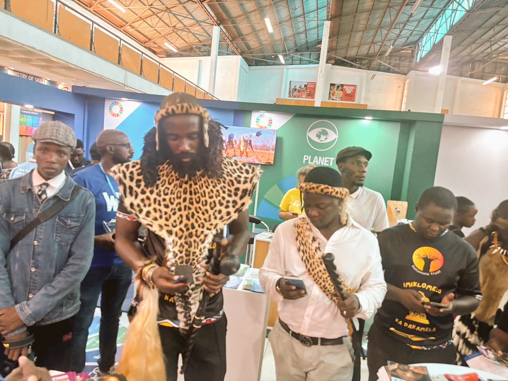UNZimbabwe's tweet image. What an awesome day at @UNZimbabwe stand.  See you today in Hall 1. We are here for #people #planet #prosperity  #peace