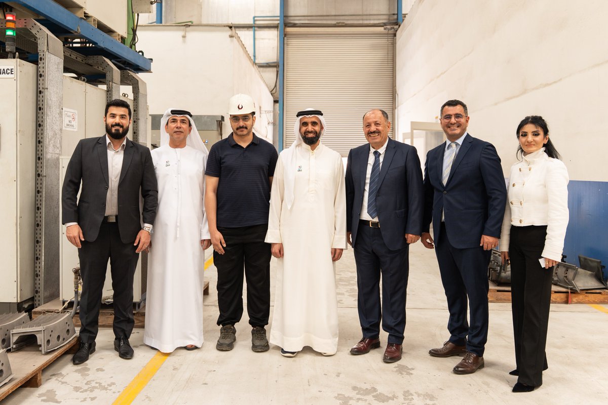 myrakez's tweet image. Continuing the client facility visits, our Managing Director Sheikh Mohammed bin Humaid Al Qasimi met the Turbotim team to gain firsthand insights into their operations and growth journey.
These moments of connection help us better support our clients’ ambitions.
#UAEBusiness