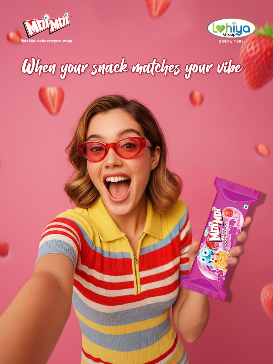 jubilo_24's tweet image. Serving looks and flavor in one snap 🍓✨
When your snack matches your vibe, every moment gets sweeter! Grab your favorite Moi Moi Strawberry Wafer and snack in style. 😍💖
.
.
#moimoi #jubilo #lohiyagroup #strawberries #biscuits