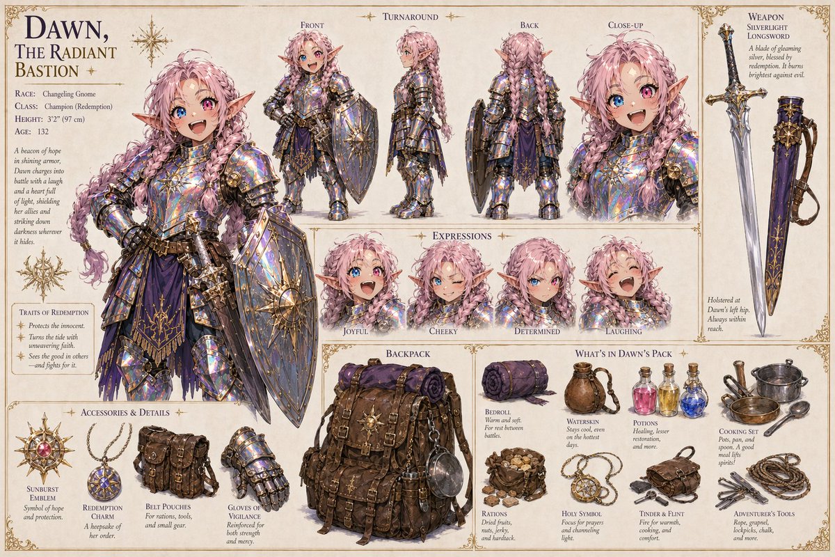 XeroxCopycat's tweet image. [#Pathfinder #PF2e] First try with the new ChatGPT Images 2.0. Did a really good job handing text without issues, and easy to use as well.