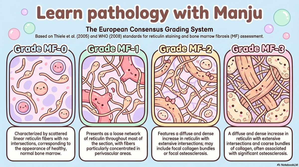 ManjulaNavamani's tweet image. #heamtology
#pathresidents
#pathtwitter #pathx 
#specialstains 
#bonemarrow 
#learnpathologywithmanju 
Learn pathology with funnn!!! as well
Reticulin and grading bone marrow fibrosis...
@MunchManju95