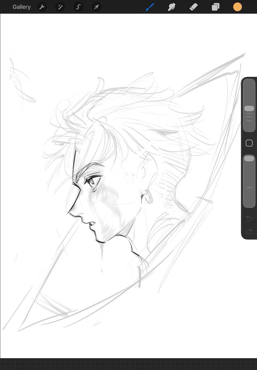 Wanted to share a few older #enjin doodles I have yet to finish! ! His smile is so precious to me