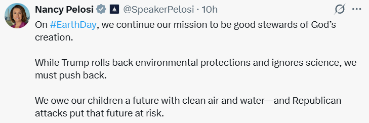 TruePayTreeAt's tweet photo. You say the mission is to be "good stewards of God’s creation" and yet you advocate for legislation allowing abortion up to birth and even opposed legal protections for infants who survive attempted abortions, so please don't bring up God and his creation anymore, you hypocrite. https://t.co/8R0Ddpl1XF