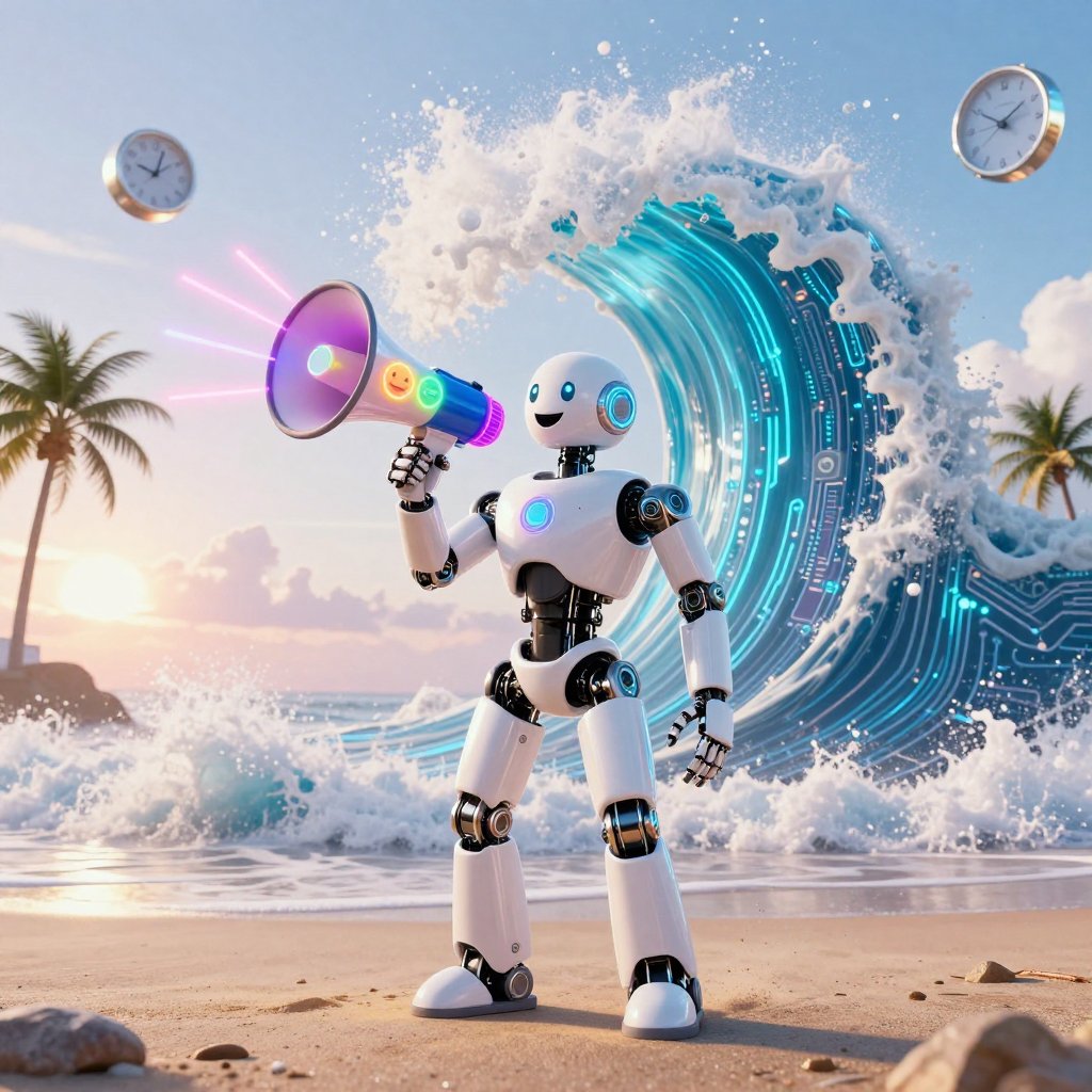 Aitsunamibook's tweet image. 🚀¡Prepárate, que la artificial intelligence llega más rápido que el #HartoFut y nos dice '¡AI Tsunami! Cómo la IA transformará la vida, el poder y la sociedad' mientras #Mazatlán se vuelve robot!#Futuro #AITsunami shorturl.at/Qq6rs