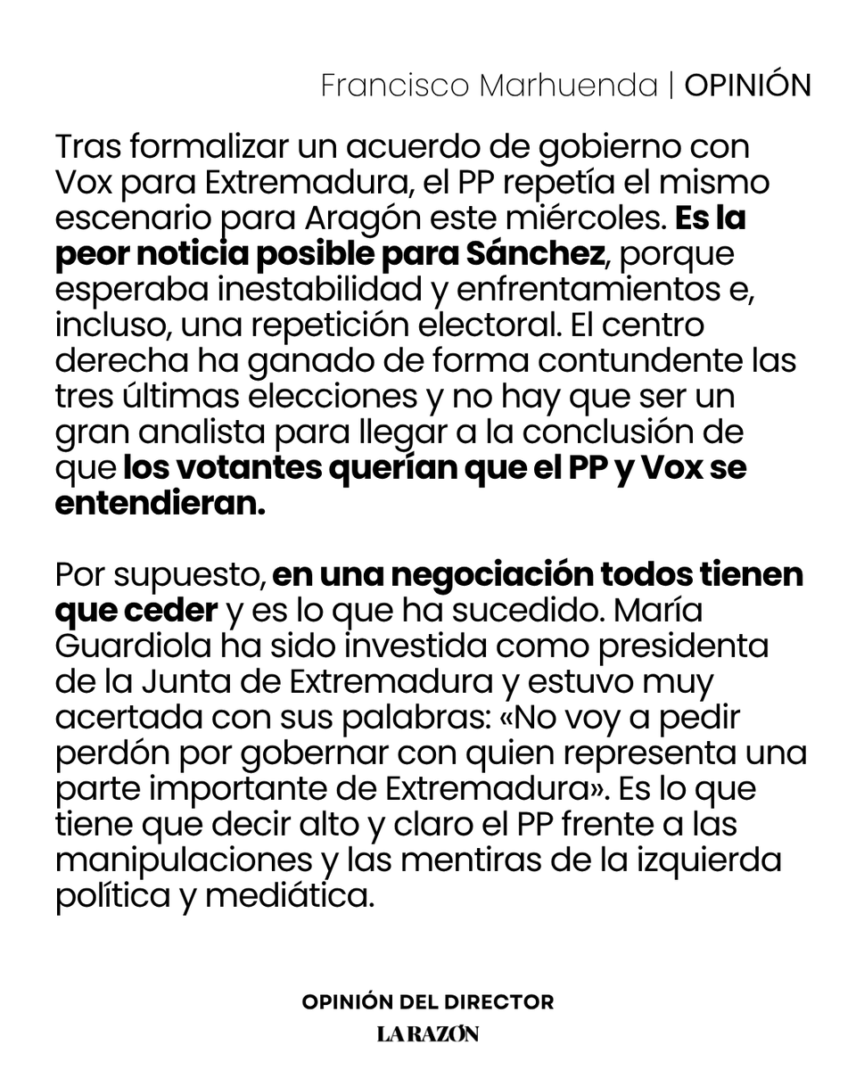 La Razón tweet media