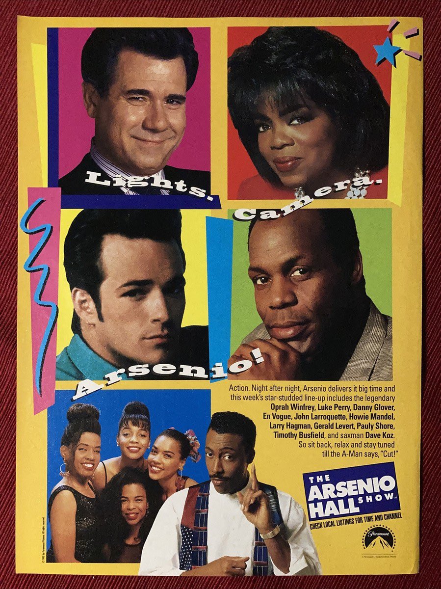 DwightS37243's tweet image. Hey @ArsenioHall We Want A Free Digital App To Stream All Six Original Seasons Of Your 1989 - 1994 Talk Show UNCUT AND UNEDITED Every Episode With Original Music Intact No Credit Card Required Cause It Was A Must See Event Every Late Night  #Classic #Vintage #Flashback