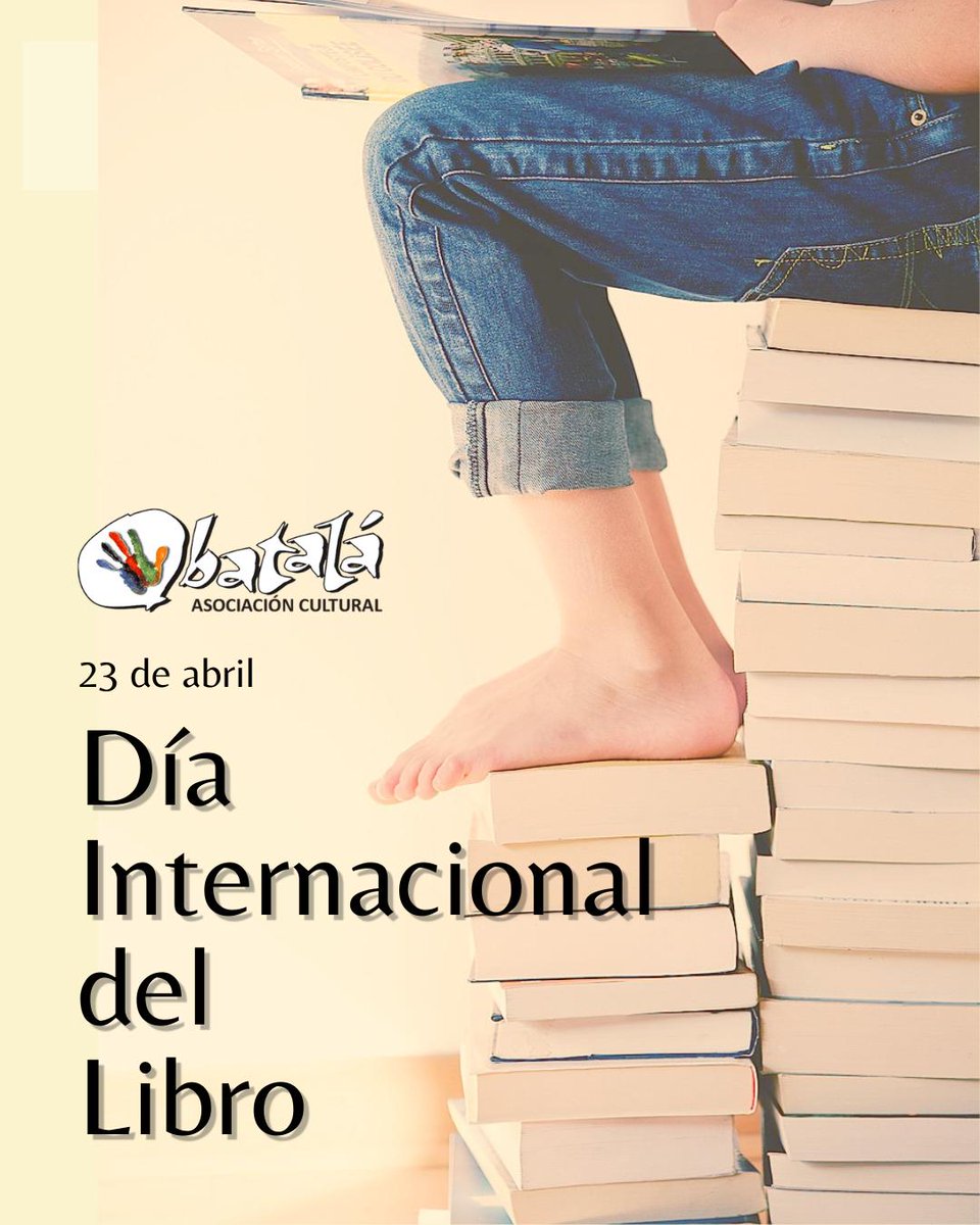 ObatalaCoslada's tweet photo. 📖 Hoy, 2⃣3⃣ de abril, es el Día Internacional del Libro.

👉🏼 "El que lee mucho y anda mucho, ve mucho y sabe mucho". Miguel de Cervantes.

#díadellibro2026 #Coslada https://t.co/Uny7lRDTin