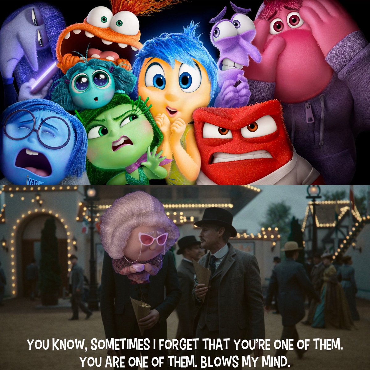 TheMultiStudios's tweet image. You are one of them, Nostalgia. Blows my mind.

#InsideOut #RileysFirstDate #InsideOut2 #DreamProductions #InsideOut3
