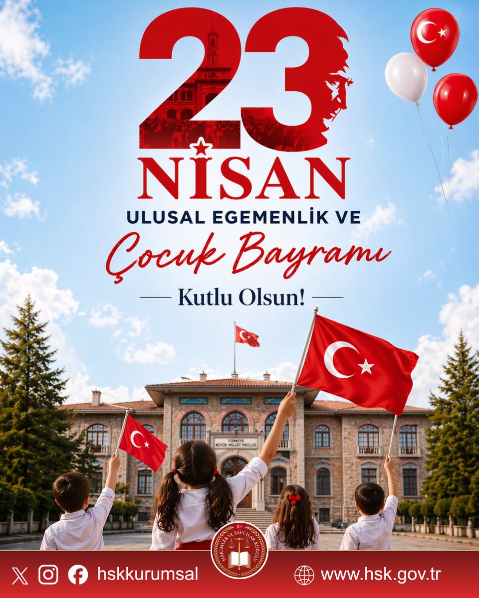 Millet egemenliğinin simgesi olan bu anlamlı günün; başta geleceğimizin teminatı olan çocuklarımız olmak üzere, aziz milletimize sağlık, huzur ve umut getirmesini temenni ediyoruz.