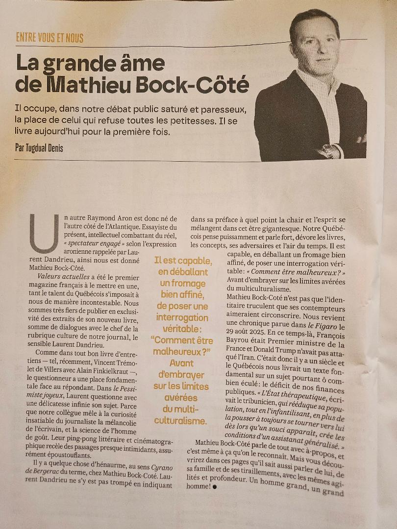 Mathieu Bock-Côté tweet media