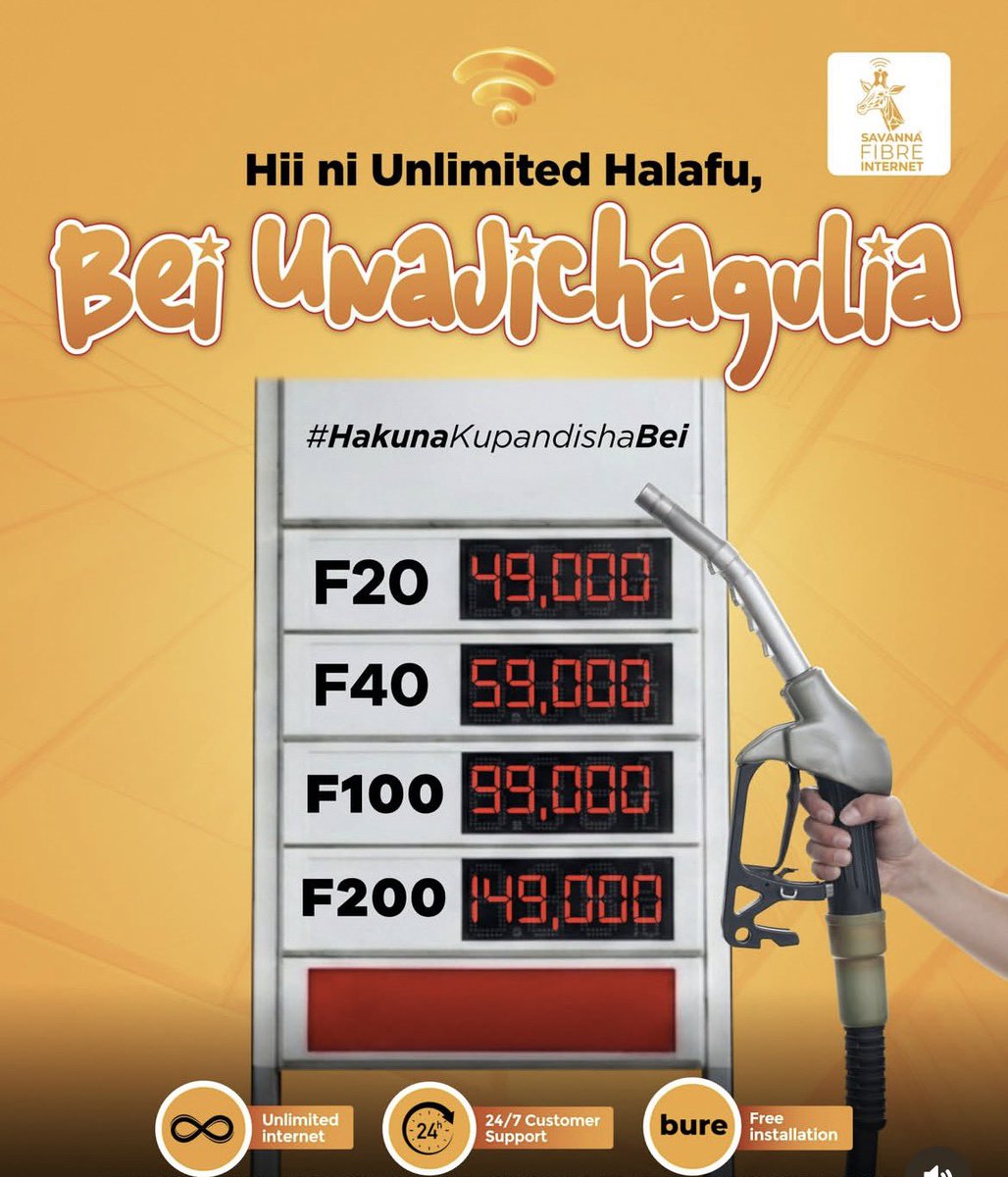 SavannaFiberTZ's tweet image. Choose your plan 
#lifeissweet #connect