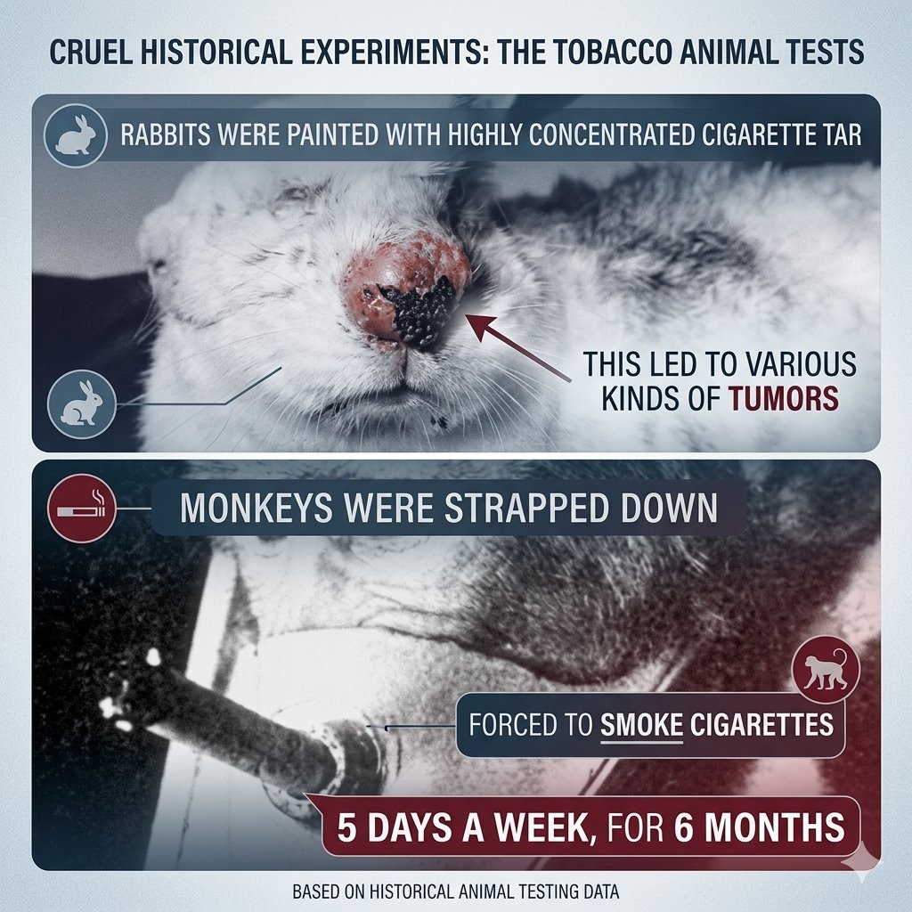 relishdoze's tweet image. Animals don’t smoke.
So why are we forcing them to?
Cruel tobacco experiments still use animals in painful tests. It’s time to rethink this.
Read Full:
relishdoze.com/education-tech…

#AnimalsDontSmoke #StopAnimalTesting #AnimalRights #TobaccoTesting