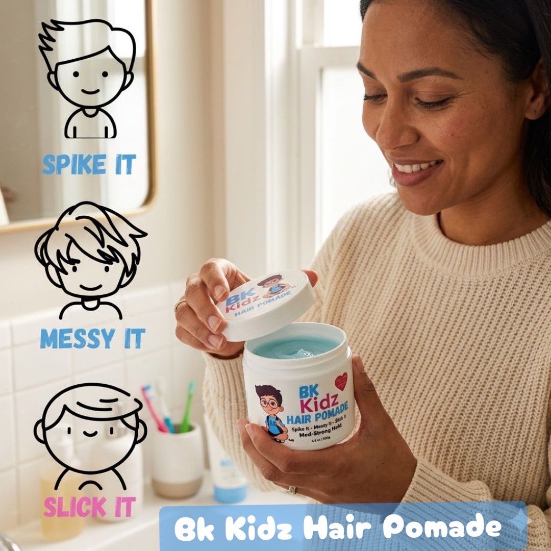 BonsaiSheroes's tweet image. The best Bk Kidz Pomade s smooth as butter #pomadeforboys #noyhairpomade #kids #kidshairpomade #bkkidzoomade