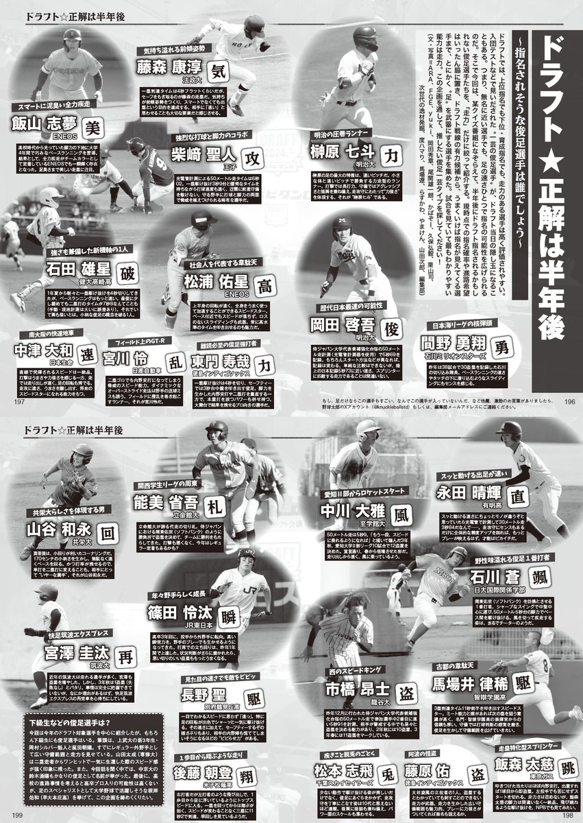 公式】野球太郎 ⚾️ 編集部 (@knuckleballstd) / Posts / X
