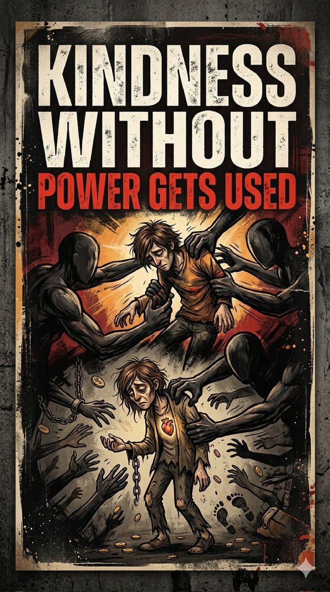 UrbanMind78's tweet image. Kindness is a strength.
But only when backed by power.
Otherwise, it gets ignored. ⚡
#Power #Kindness #Strength #Respect