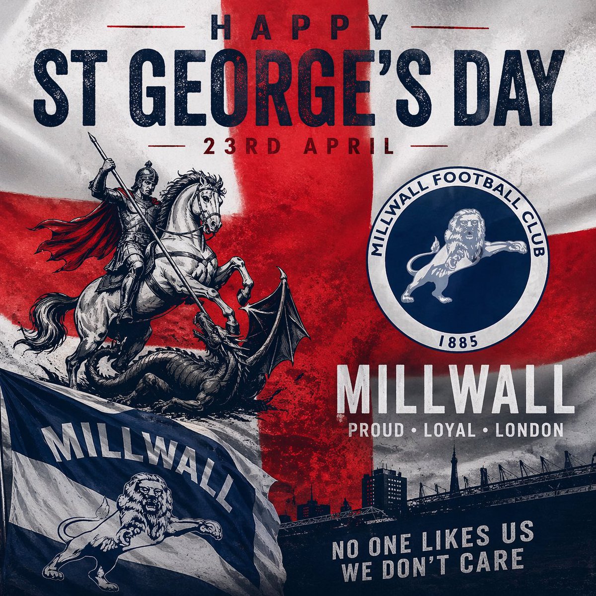 LAB765's tweet photo. Happy St George’s Day! 🏴󠁧󠁢󠁥󠁮󠁧󠁿 🌹
Proud to celebrate our history, traditions, and everything that makes England great. 🦁 https://t.co/BD9rkJutwT