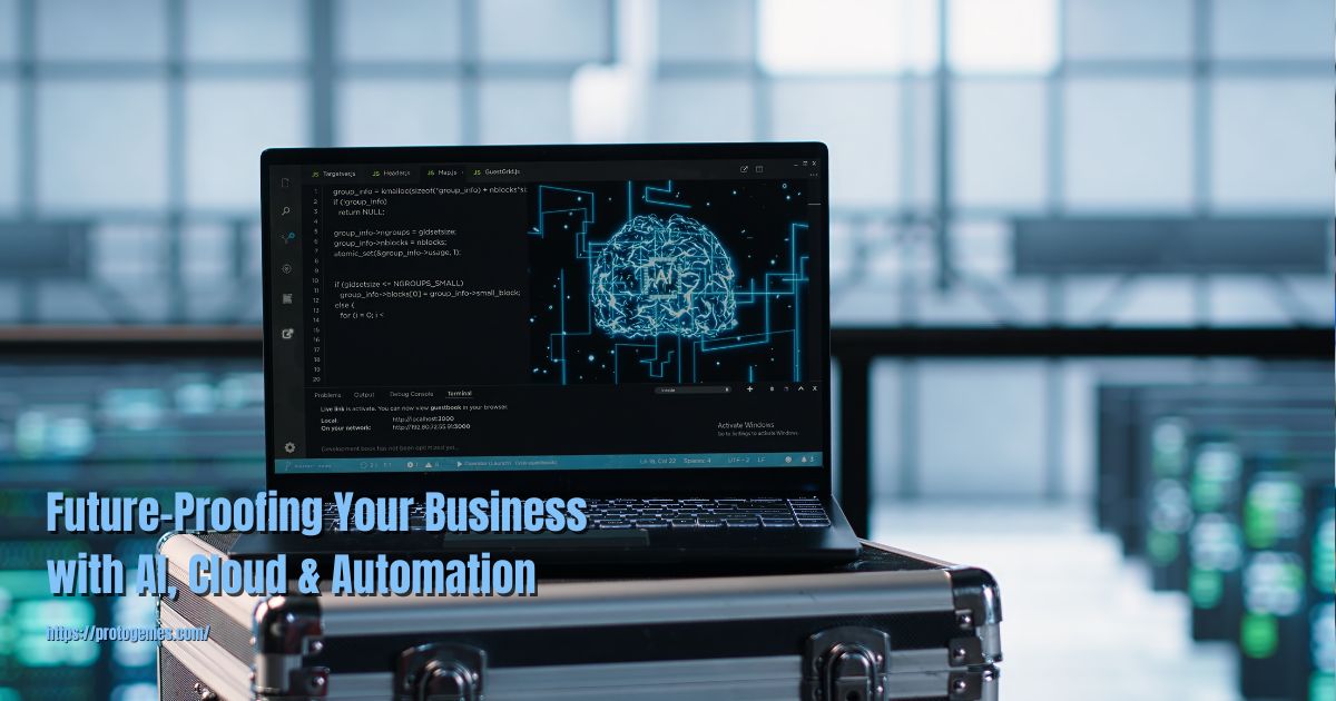 protogenies's tweet image. Future-proof your business with the power of AI, cloud, and automation. 

Read the full blog here:protogenies.com/future-proofin…

#FutureProof #ArtificialIntelligence #CloudComputing #Automation