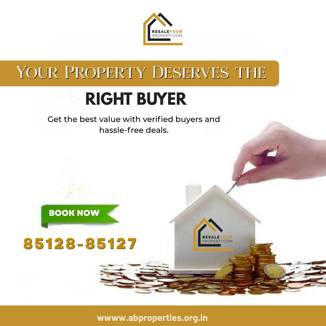 resaleyourprop's tweet image. Find the right buyer for your property! 🏡✨
Verified buyers, best value, and hassle-free deals—all in one place.

#PropertySale #RealEstate #VerifiedBuyers #SellProperty #BestDeals #PropertyInvestment #RealEstateIndia #HassleFreeDeals #DreamHome #PropertyExperts