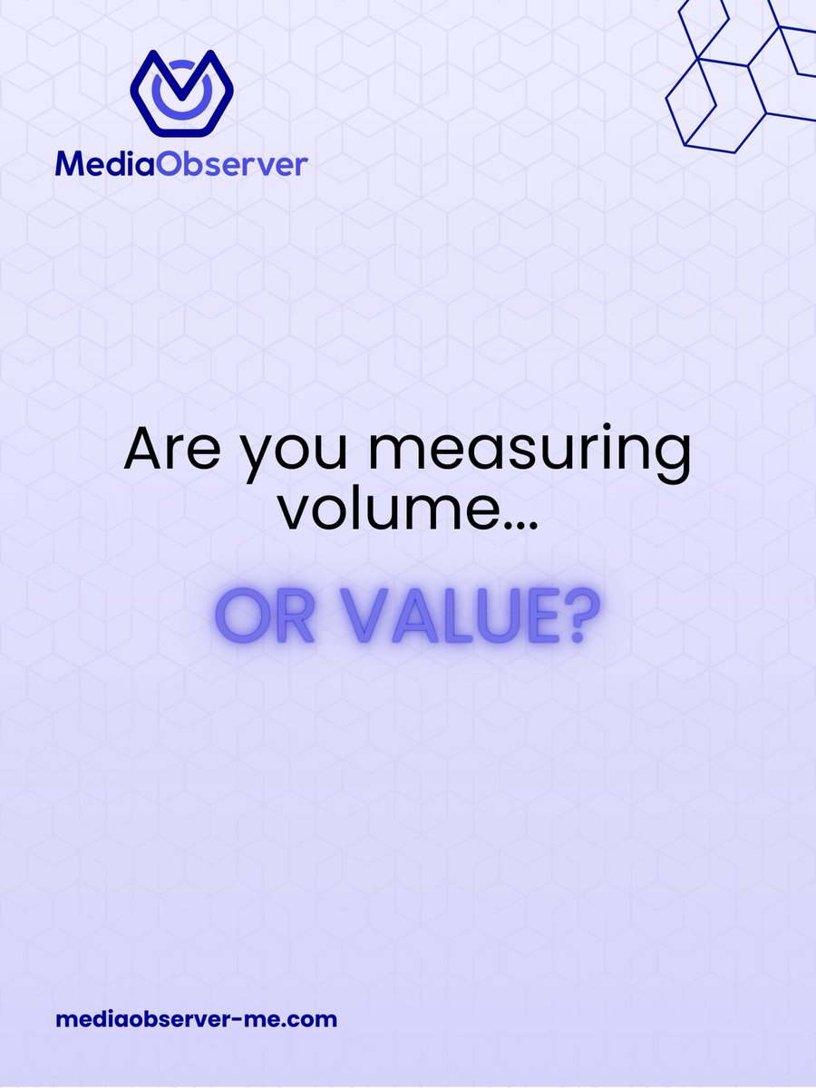 media__observer's tweet photo. Most brands celebrate coverage.
Very few question its value.

Are you measuring volume… or impact?

#MediaIntelligence #PRStrategy https://t.co/Hlf6tgsVpq