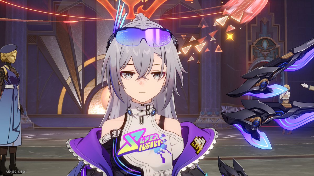 why is she doing the roblox smirk omg