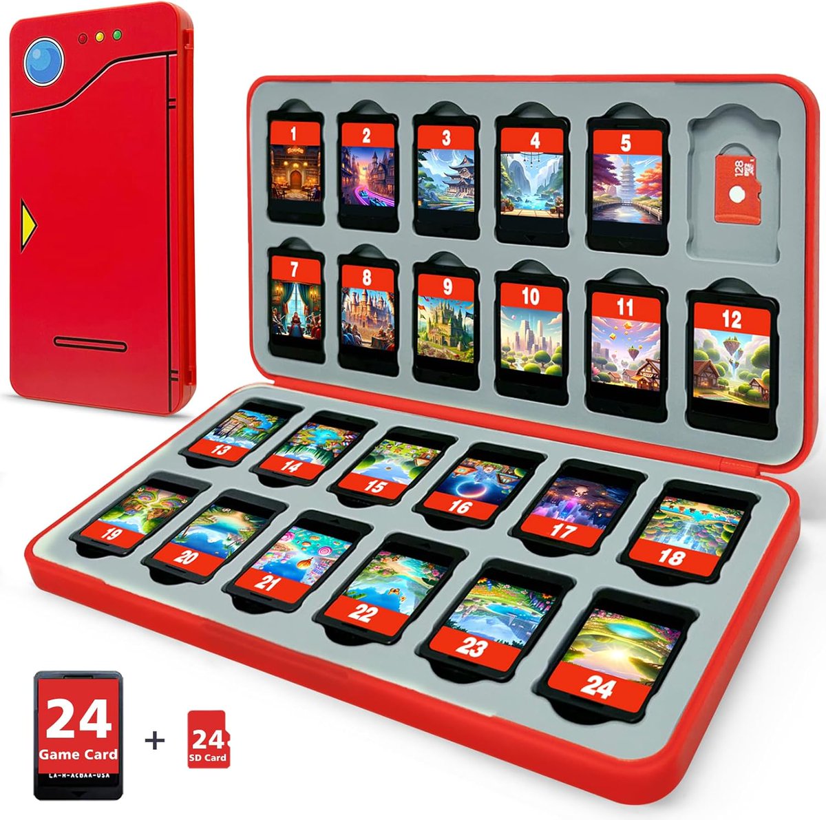 NerdyDeals247's tweet image. Die Aufbewahrungsbox für Switch- und Switch-2-Spiele im Stil des Pokédex von Funlab ist derzeit bei Amazon mal wieder im Angebot und für 11,89 Euro zu haben.

Zu Amazon:
amzn.to/4t0L31m

Affiliate-Link. #Werbung