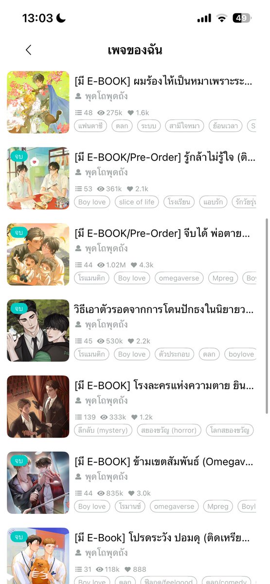 แฮะ ๆ ขอเล่นด้วยคนค้าบ นามปากกาพุดโถพุดถังค่ะ ✨

เขียนนิยายเข้าปีที่ 3 แล้ว แต่ยังรู้สึกสนุกกับการเขียนเหมือนวันแรกเลยค่ะ (ถึงจะมีไรต์บล็อกบ้าง...) คิดว่าถนัดแนวโรแมนติก - ดราม่าสุดแล้วค่ะ (ถึงจะอยากเขียนคอมเมดี้เก่ง ๆ ก็ตาม...) กำลังพยายามเขียนให้ได้หลาย ๆ แนวอยู่ค่ะ