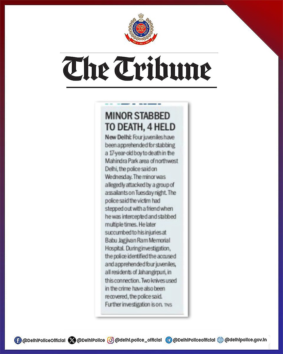 Delhi Police tweet media