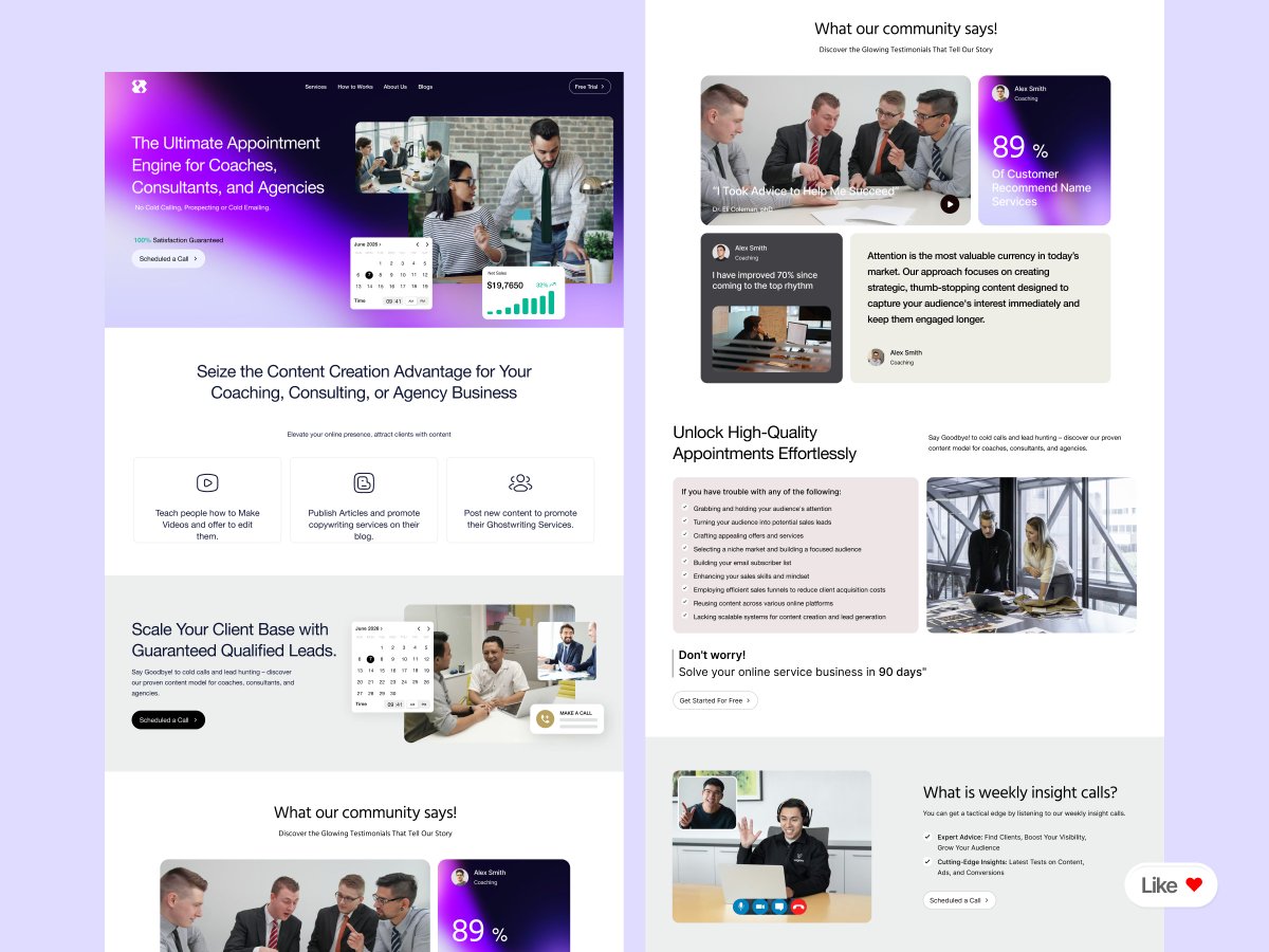 airzonagency's tweet image. Premium Conversion Design - Framer Landing Page

Shot dribbble.com/shots/27308569…

#FramerExpert #FigmaToFramer #WebDevelopment #LeadGenDesign #CoachingBusiness #LandingPageDesign #PremiumUI #UXDesign #ConversionOptimization #FramerDevelopment #ResponsiveDesign #DigitalMarketing