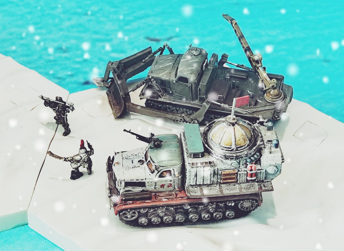zhxhrzs's tweet image. For my Trench Crusade fan novel:1/144 fantasy version Kharkovchanka part2.a mobile research base fully operational in Antarctica.
Based on the AT-28 from Empires at War.#trenchcrusade #worldoftanks  #antarctica #antarcticexpedition #empiresatwar #Kharkovchanka #Харьковчанка #ATT