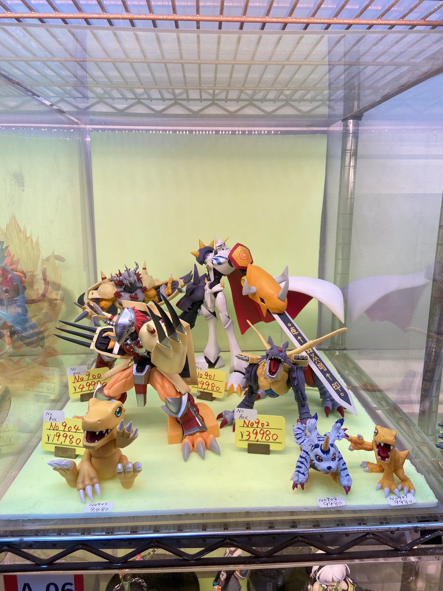 ASTOP_CENTER's tweet image. [A-Stop Radio Center Store]

[ShowCase Information]

The following figures have arrived in case 🌟A-05🌟⚡️⬇️

#DigimonAdventure
#Gabumon
#Agumon
#WarGreymon
#Omegamon 

We have a large selection of Digimon characters🦖

#Astop #RadioCenterStore
#Akihabara
