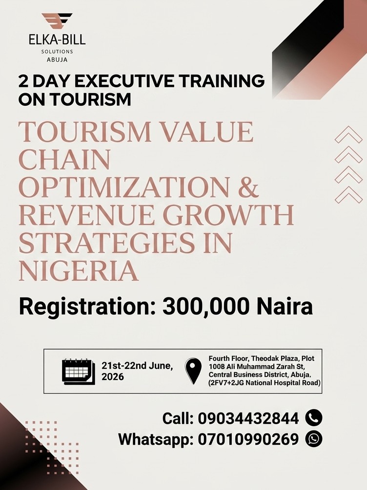 elkanawi's tweet image. To everyone who is within the Tourism value chain which includes Hospitality,  Aviation, Tour operators and guides and many more.... This is for you....
#Tourism #Aviation #Hospitality #Hotels #Restaurant #Nigeria #Abuja