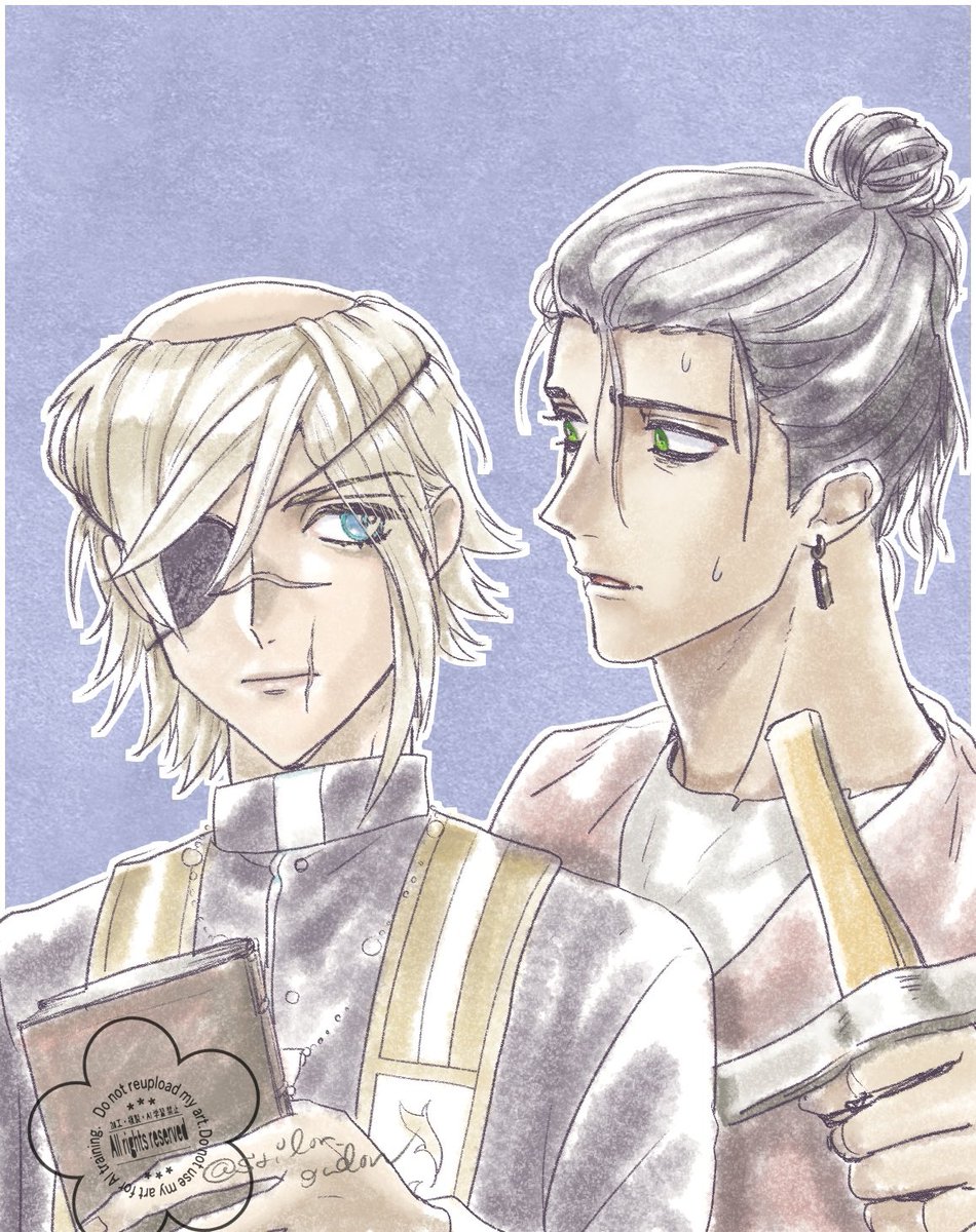 見てみたくて描いてしまったロレーニさんとオクガイさん