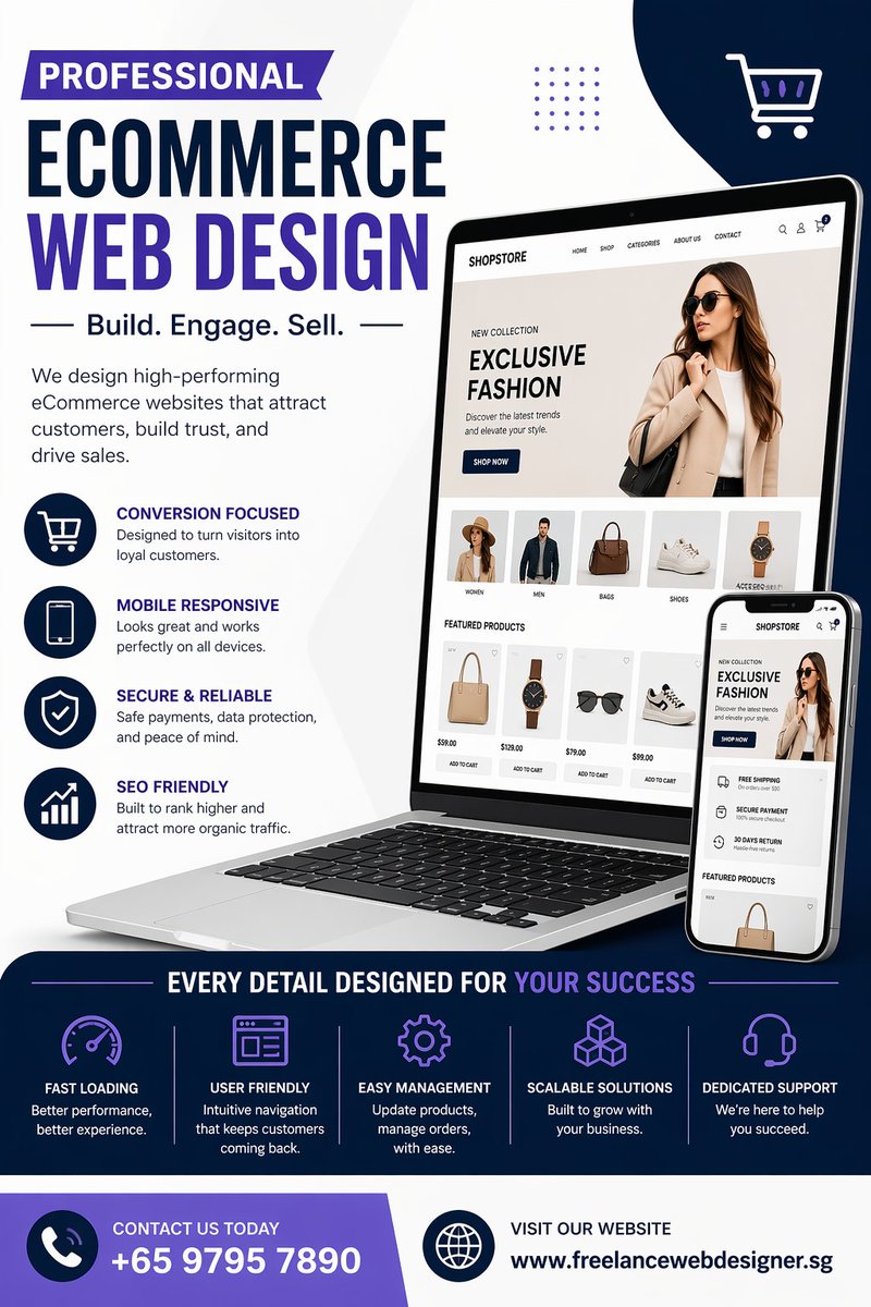 Chitusharmi's tweet image. Transform your online presence with a powerful eCommerce website design that delivers results. 

Visit freelancewebdesigner.sg

#EcommerceWebsite #EcommerceDesign #OnlineStore #WebDesign #UXDesign #UIDesign #ShopifyDesign #WooCommerce #DigitalCommerce #WebsiteDevelopment