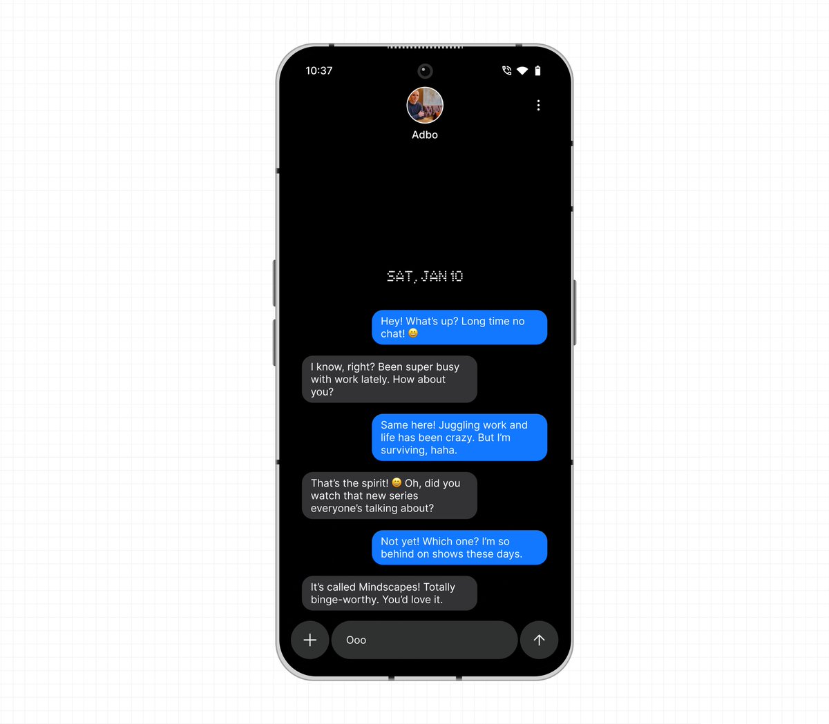VoidWareLabs's tweet image. Chats UI got cleaner, faster, and smoother.
⚫ Minimal dark aesthetic
💬 Modern messaging layout
🎯 Better readability
👤 Refined contact header
⚡ Faster conversations
🖤 True Nothing-inspired feel
Messaging should feel as good as calling. CBT starting soon!
#Nothing #chats
