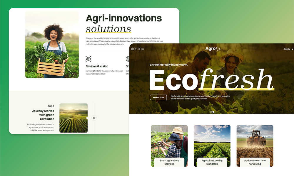 designnominees's tweet image. #Theme of the Day 23 Apr 2026
Agrofy Agriculture Webflow Template
by WebflipIn 
designnominees.com/themes/agrofy-…