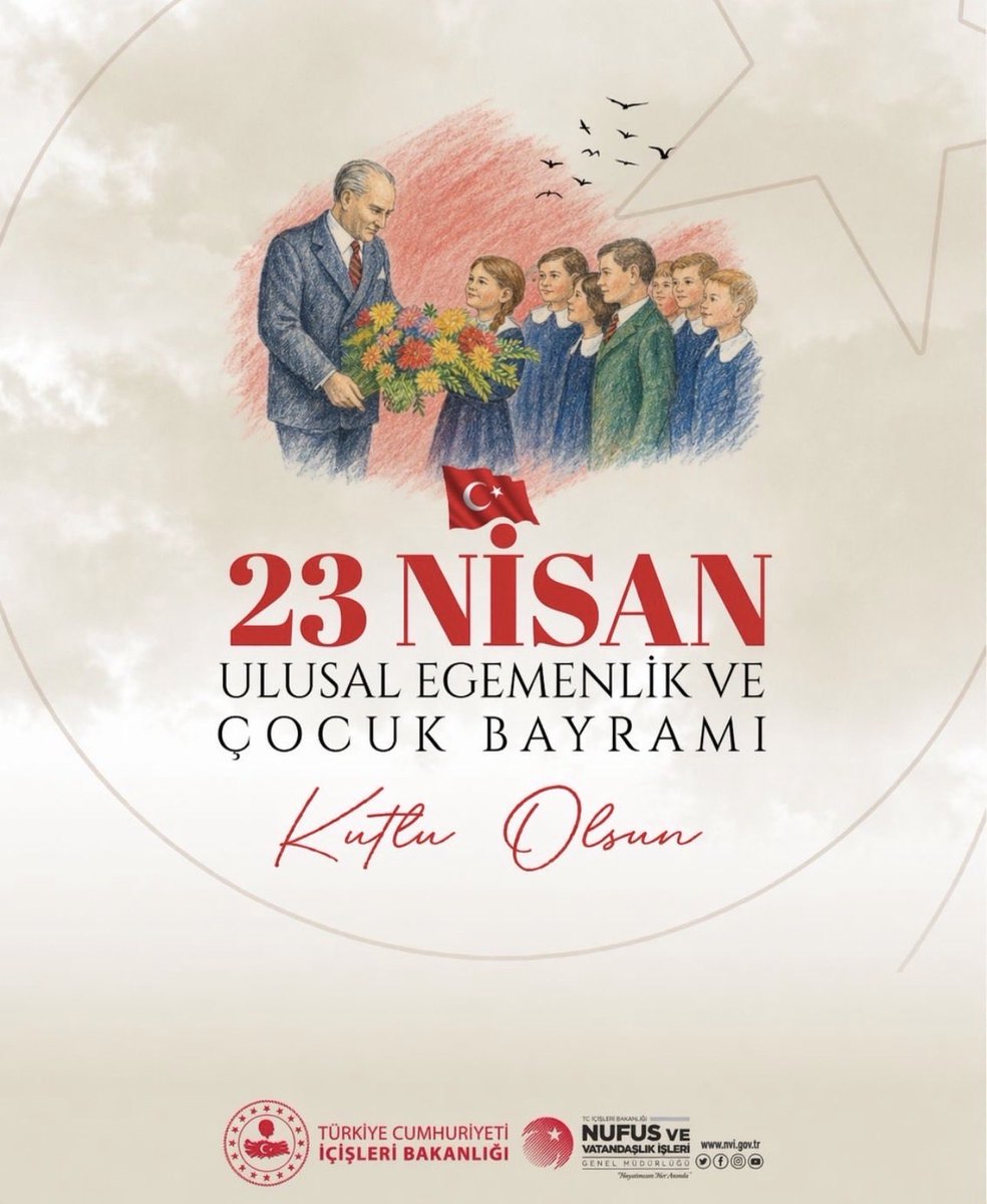 tekindundar's tweet photo. Gazi Meclisimizin 106. açılış yıldönümünü ve gelecek umudumuz çocuklarımızın 23 Nisan Ulusal Egemenlik ve Çocuk Bayramını gönülden kutluyor; başta Gazi Mustafa Kemal Atatürk olmak üzere Milli Kurtuluş Mücadelemizin bütün kahramanlarını saygı ve şükranla anıyorum. 🇹🇷 https://t.co/OvbG6z1gAp